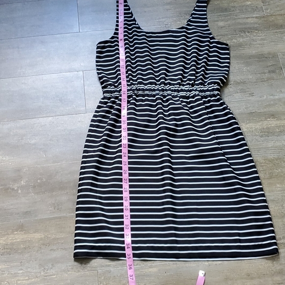 Ann Taylor LOFT Striped Elastic Waist Tank Dress - Picture 7 of 8